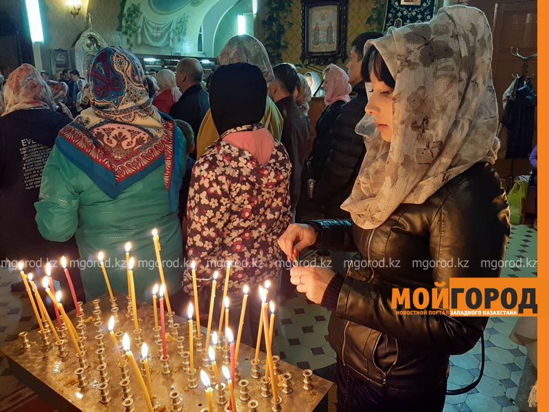 Православные Уральска встречают Пасху
