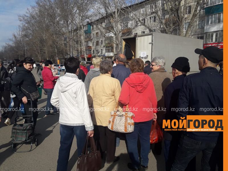 Огромная очередь выстроилась за яйцами на сельскохозяйственной ярмарке