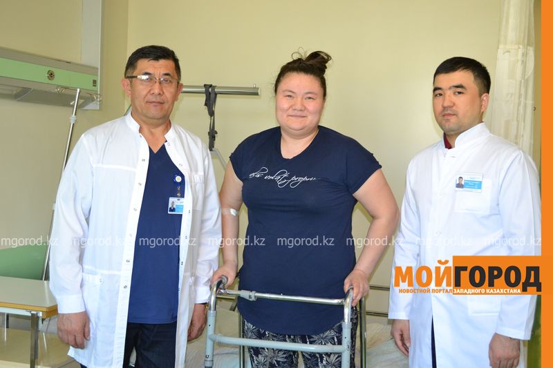 Парализованную девушку из Атырау поставили на ноги врачи Центра нейрохирургии (фото)