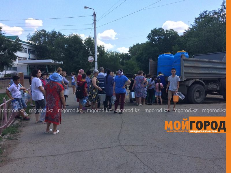В Зачаганске определили места подвоза воды