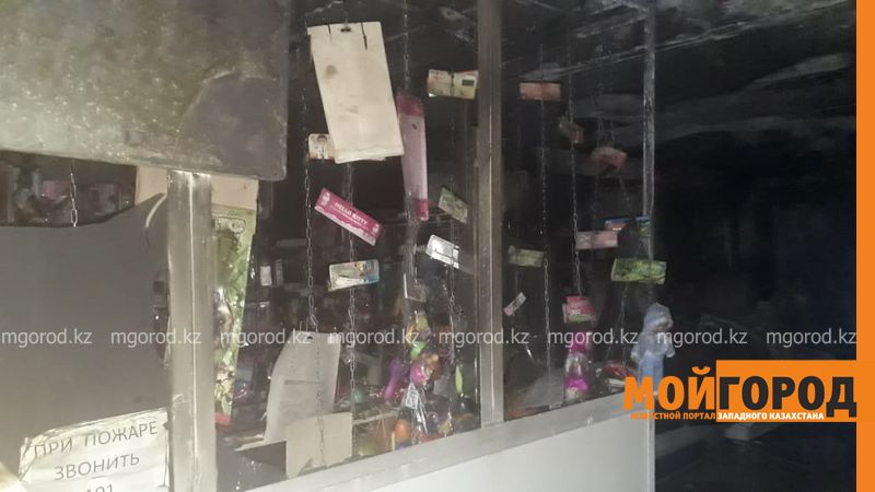 Рынок горел в Актюбинской области