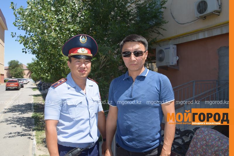 Полицейский спас людей от пожара в Атырау