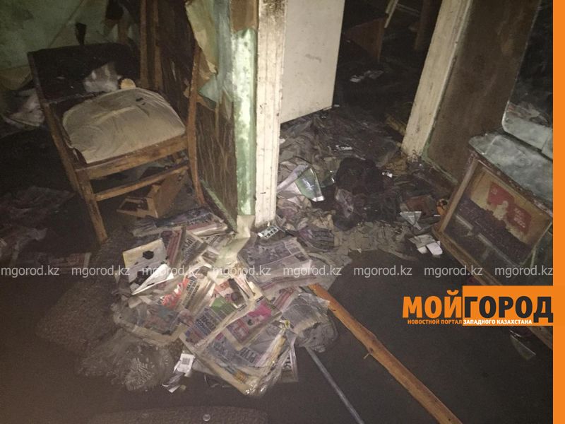 Труп мужчины на месте пожара найден в Уральске