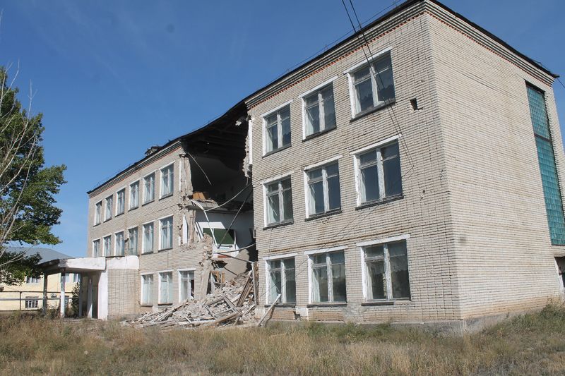 Здание колледжа обрушилось в ЗКО (фото)