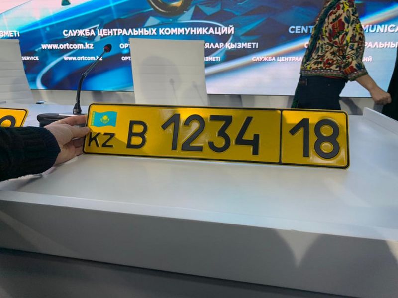 На иностранные авто в Казахстане повесят желтые номера