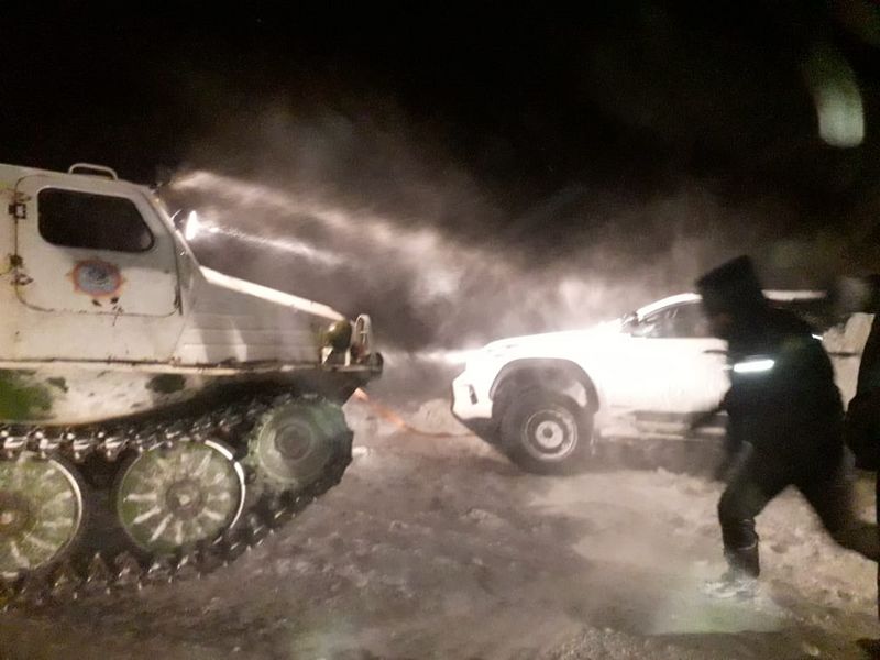Из-за метели в Актюбинской области женщина родила в машине скорой помощи