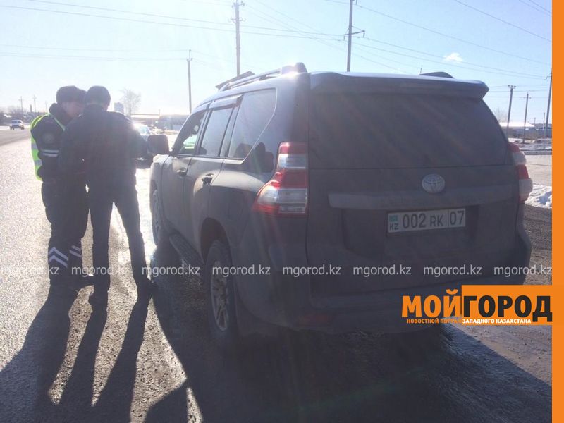 Водителя первого замакима области оштрафовали в Уральске
