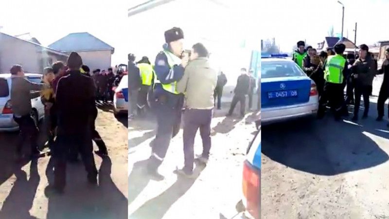 Нападение на полицейских произошло рядом с селом Масанчи (видео)