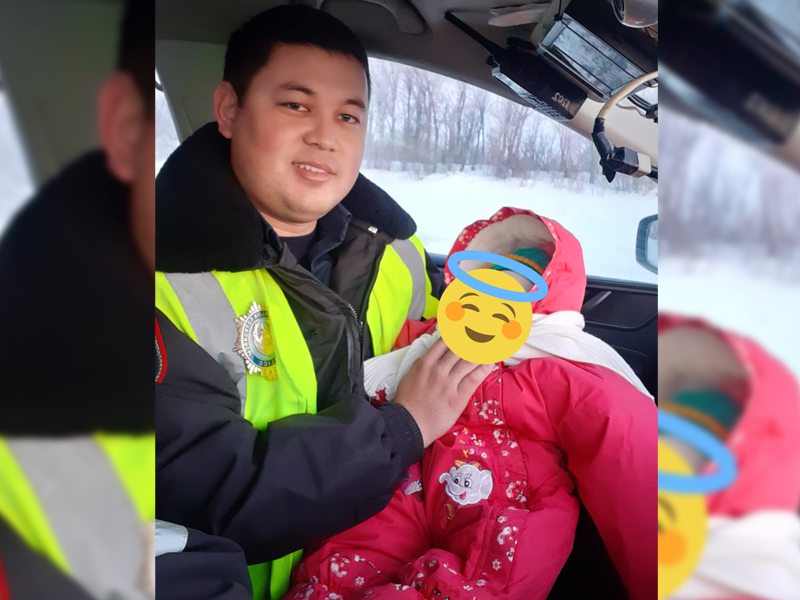 Жители Актобе с грудными детьми едва не замерзли на трассе