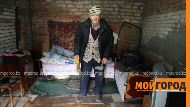 Тыловик, который жил в гараже, вернется в дом престарелых в Уральске