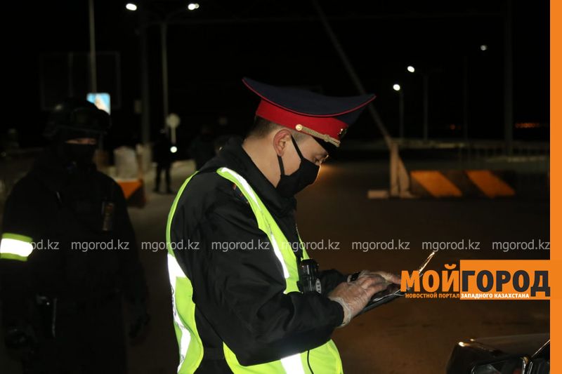 Шесть попыток обойти блокпосты зафиксировано за сутки в Атырау