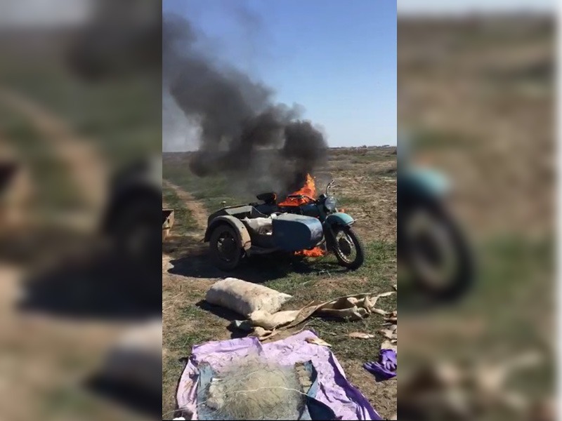 Потасовка браконьеров с рыбинспекторами в Атырау попала на видео