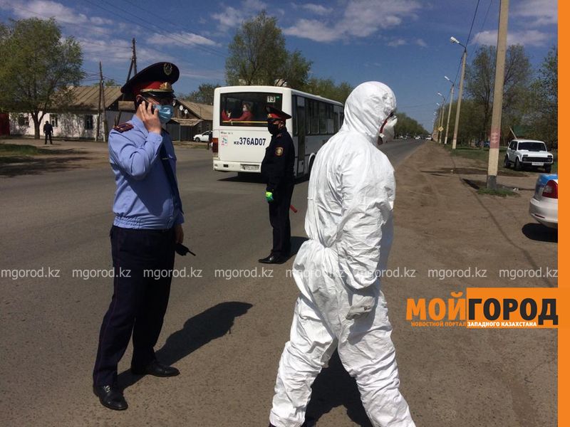 Полицейские прокомментировали инцидент с больными COVID-19 в Уральске