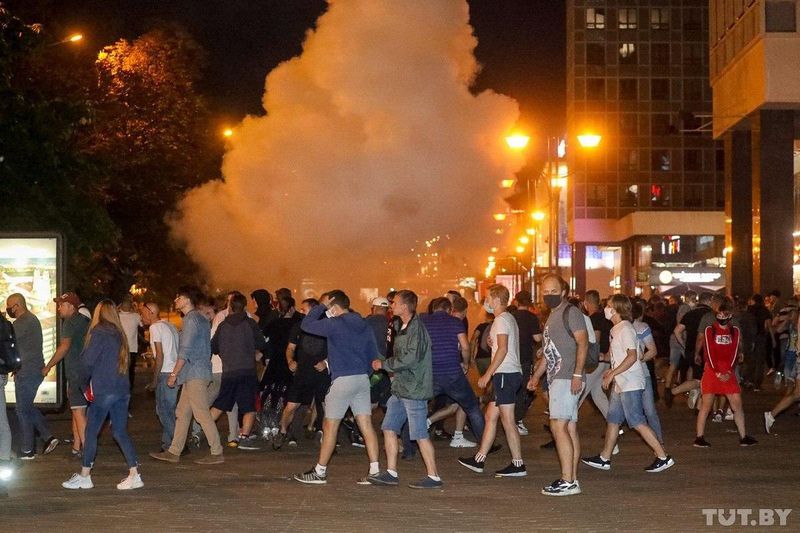 По всей Белоруссии проходят акции протеста