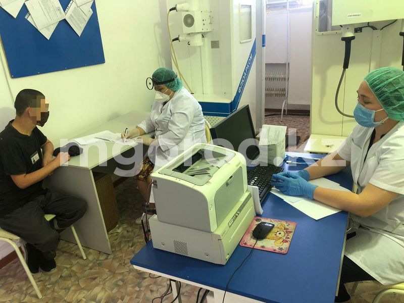Медосмотр прошли арестанты Атырауской области