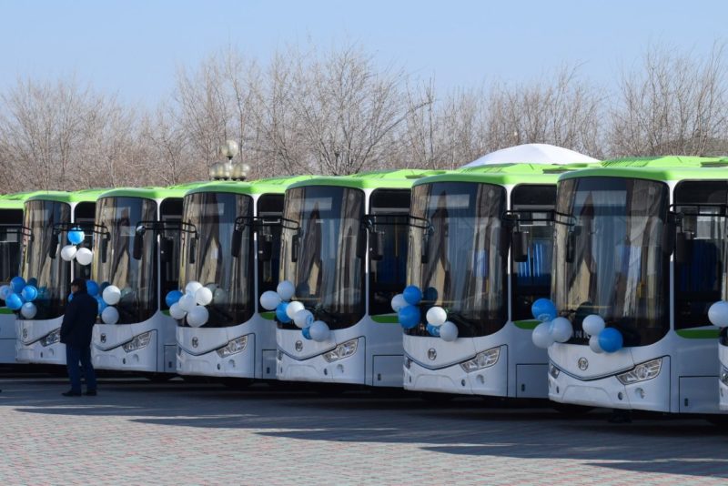 170 китайских автобусов простаивают в Атырау