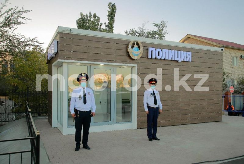 Шестой стационарный полицейский пункт открыли в Атырау