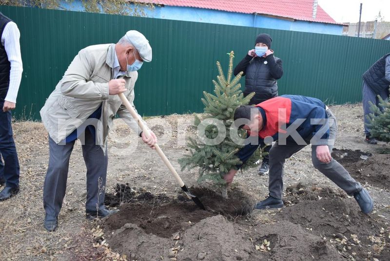 В Таскалинском районе открыли парк ветеранов