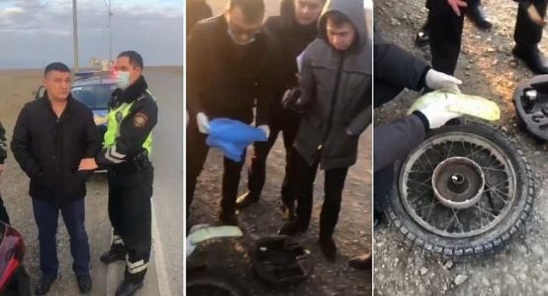 Полицейских Атырауской области задержали по подозрению в хранении и перевозке наркотиков и психотропных веществ (видео)