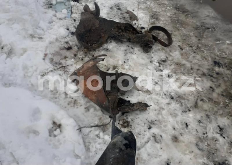 Два газовых баллона взорвались при пожаре в частном доме в Уральске (фото)