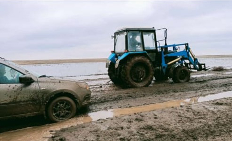 В ЗКО идет капитальный ремонт трассы Казталовка-Жанибек-граница РФ