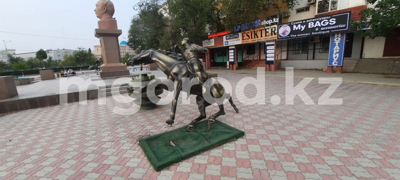 Житель Уральска «оседлал» памятник в Атырау (видео)