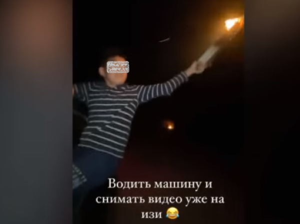 Ребёнок высунулся из окна с факелом: кортеж нарушителей наказали в Актау