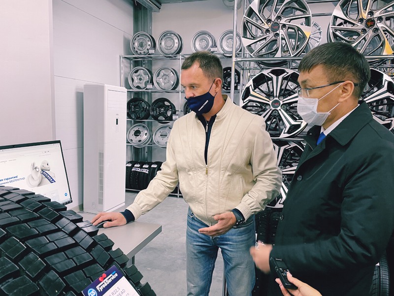 Новый шинный центр Tyre&Service открылся в микрорайоне Уральска