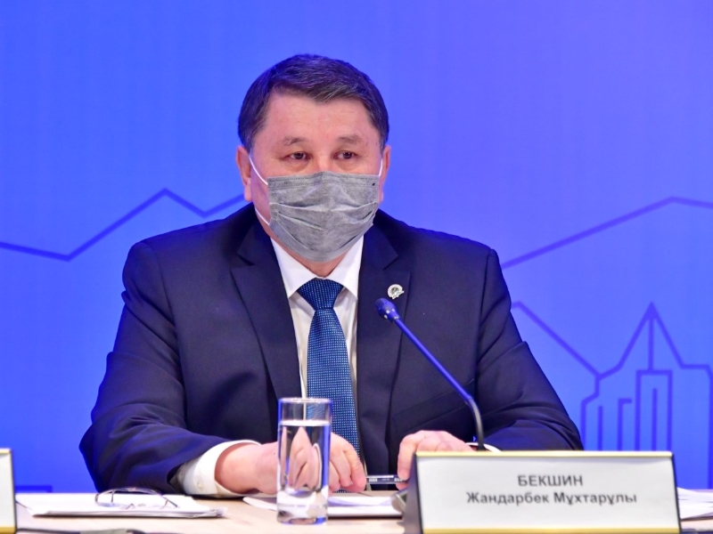 Бекшин покинет пост главного санитарного врача Алматы