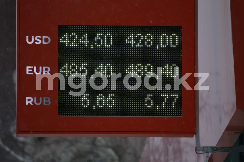 До 425 тенге опустился курс доллара