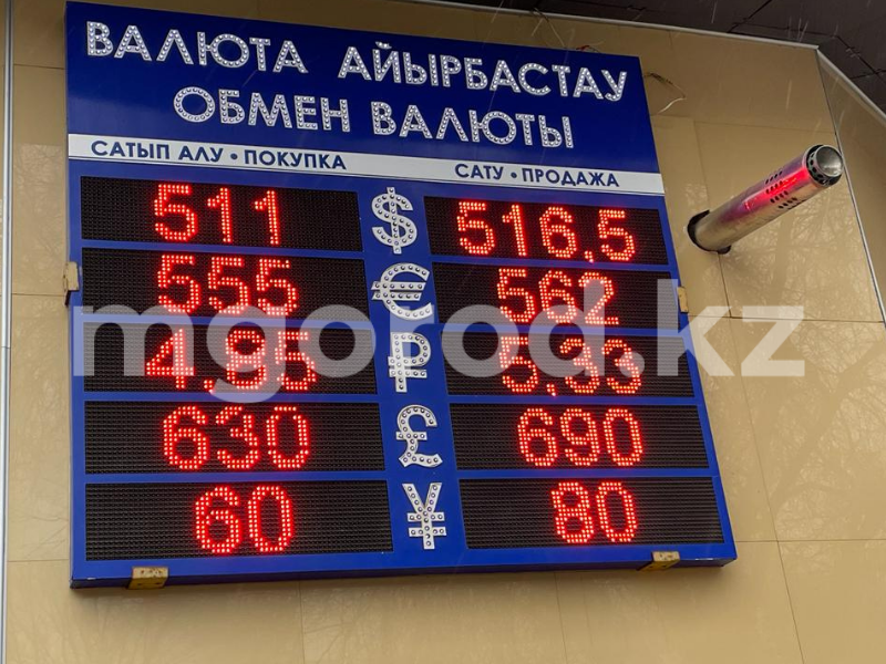 Курс доллара растёт в Казахстане
