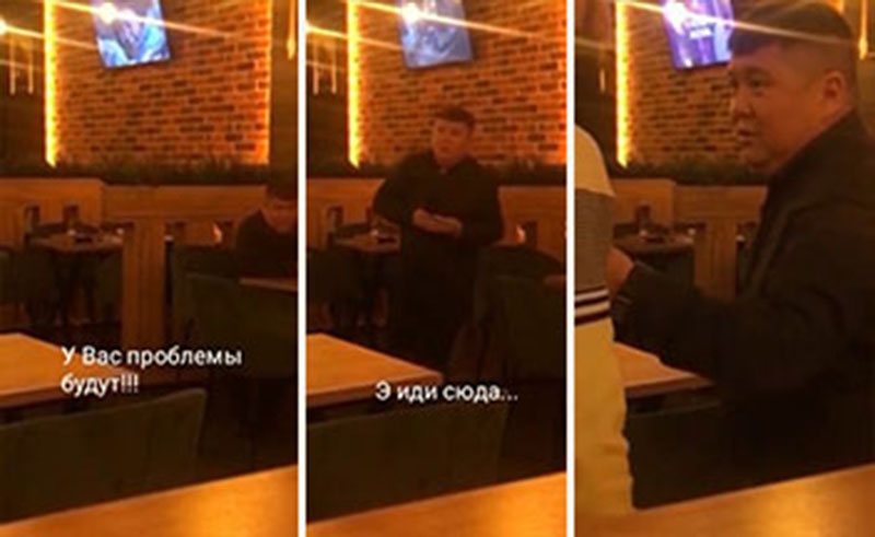 Матерившегося в кафе депутата сняли на видео в ЗКО