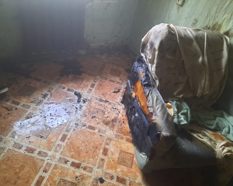 Мужчину спасли при пожаре в Уральске