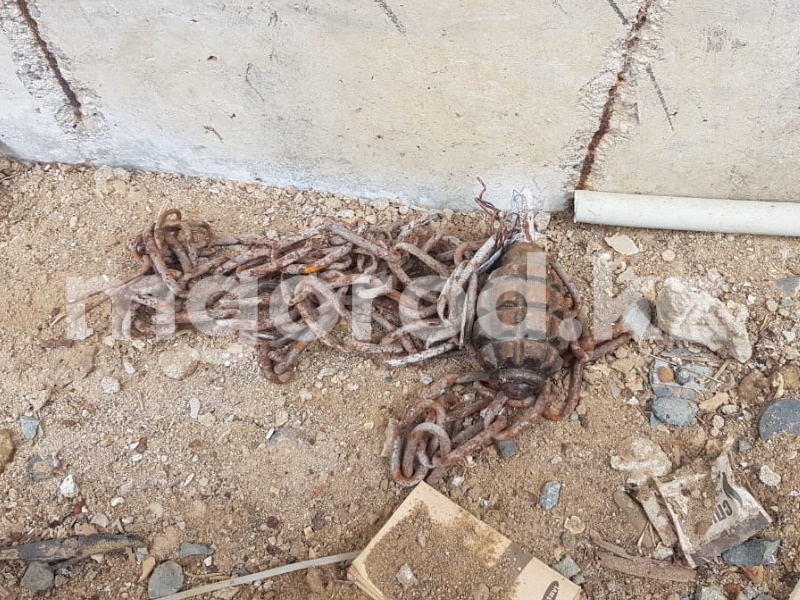 Боевую гранату нашли в заброшенном гараже в Актобе