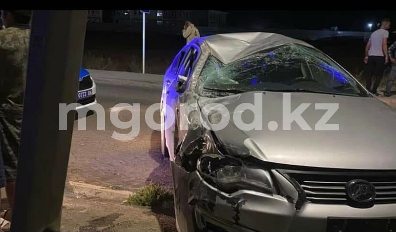 В Атырау водитель пострадала в ДТП