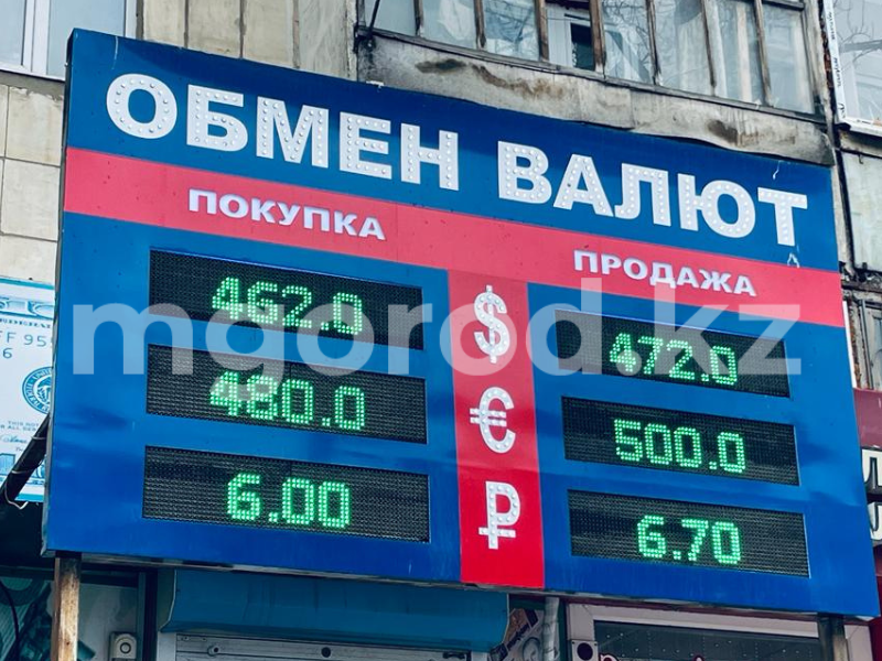 За сколько продают доллары в обменниках Уральска 4 января