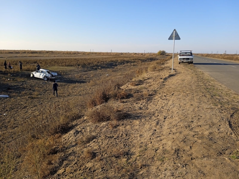 Водитель-подросток погиб в ДТП в Атырауской области