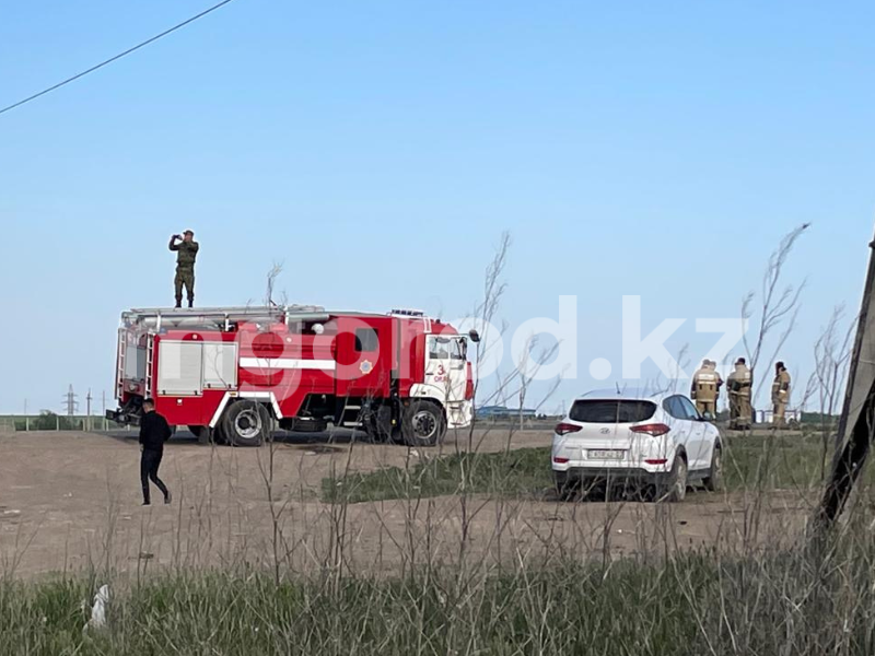 В Уральске горит городская свалка